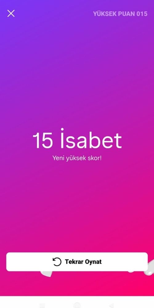 Instagram Oyunu